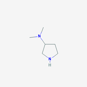 molecular formula C6H14N2 B1272337 3-(Dimethylamino)pyrrolidine CAS No. 69478-75-7