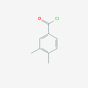 molecular formula C9H9ClO B1272338 3,4-二甲基苯甲酰氯 CAS No. 21900-23-2