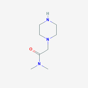molecular formula C8H17N3O B1272340 N,N-dimethyl-2-piperazin-1-yl-acetamide CAS No. 39890-43-2
