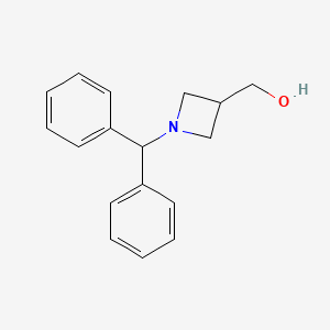 molecular formula C17H19NO B1272342 (1-Benzhydrylazetidin-3-yl)methanol CAS No. 72351-36-1