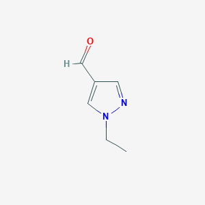 molecular formula C6H8N2O B1272344 1-Ethyl-1H-pyrazole-4-carbaldehyde CAS No. 304903-10-4