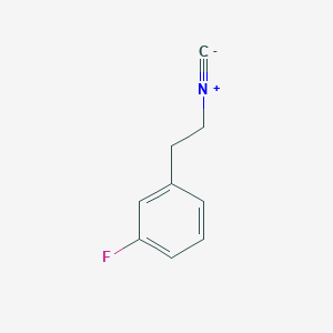 molecular formula C9H8FN B1272346 1-Fluoro-3-(2-isocyanoethyl)benzene CAS No. 730964-63-3