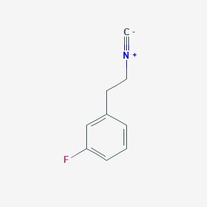molecular formula C9H8FN B1272346 3-Fluorophenethylisocyanide CAS No. 730964-63-3