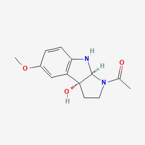 molecular formula C13H16N2O3 B12723494 cyclic 3-Hydroxymelatonin CAS No. 220890-80-2