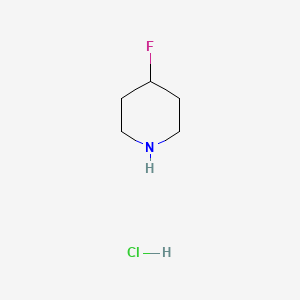 molecular formula C5H11ClFN B1272350 4-Fluoropiperidine hydrochloride CAS No. 57395-89-8