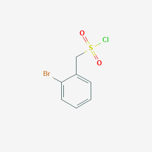 molecular formula C7H6BrClO2S B1272354 (2-bromophenyl)methanesulfonyl Chloride CAS No. 24974-74-1