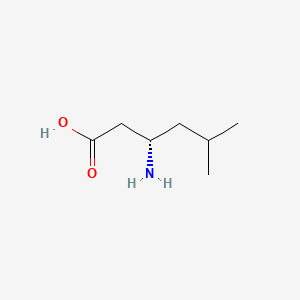 molecular formula C7H15NO2 B1272357 (S)-3-Amino-5-methyl-hexanoic acid CAS No. 22818-43-5
