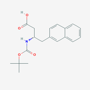 (S)-3-((tert-butoxycarbonyl)amino)-4-(naphthalen-2-yl)butanoic acid