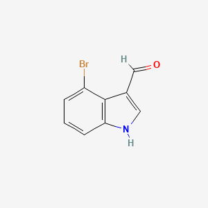 molecular formula C9H6BrNO B1272387 4-Bromoindole-3-carboxaldehyde CAS No. 98600-34-1