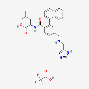 molecular formula C30H31F3N4O5 B12723898 Pmw8nvd3T6 CAS No. 225938-39-6