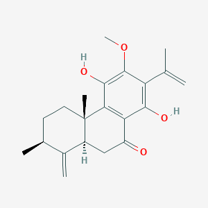 molecular formula C21H26O4 B127239 Dehydroagastol CAS No. 142182-52-3