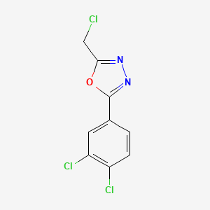 2-(Chloromethyl)-5-(3,4-dichlorophenyl)-1,3,4-oxadiazole