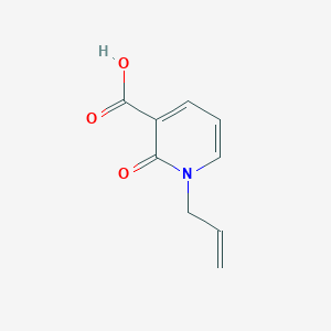 molecular formula C9H9NO3 B1272413 1-Allyl-2-oxo-1,2-dihydropyridine-3-carboxylic acid CAS No. 66158-33-6