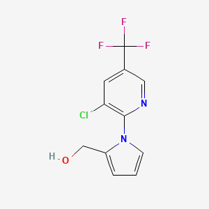 {1-[3-chloro-5-(trifluoromethyl)-2-pyridinyl]-1H-pyrrol-2-yl}methanol