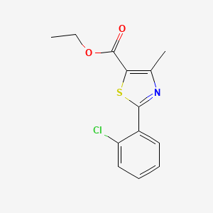 Ethyl 2-(2-chlorophenyl)-4-methyl-1,3-thiazole-5-carboxylate