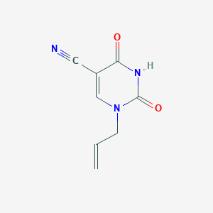 1-Allyl-2,4-dioxo-1,2,3,4-tetrahydro-5-pyrimidinecarbonitrile