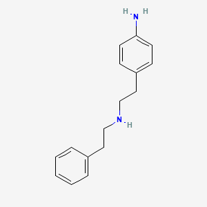 molecular formula C16H20N2 B12724398 4-Amino-N-(2-phenylethyl)benzeneethanamine CAS No. 1310279-36-7