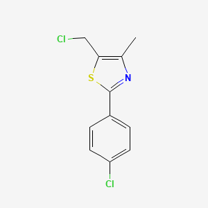 5-(Chloromethyl)-2-(4-chlorophenyl)-4-methyl-1,3-thiazole