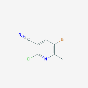 5-Bromo-2-chloro-4,6-dimethylnicotinonitrile