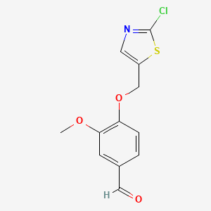 4-((2-Chlorothiazol-5-yl)methoxy)-3-methoxybenzaldehyde