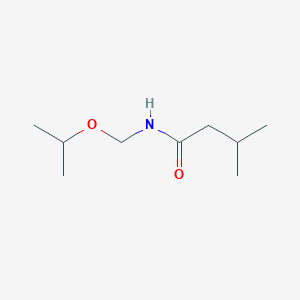 molecular formula C9H19NO2 B127246 N-(Isopropoxymethyl)-3-methylbutanamide CAS No. 156026-05-0