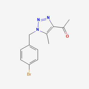 1-[1-(4-Bromobenzyl)-5-methyl-1H-1,2,3-triazol-4-yl]-1-ethanone