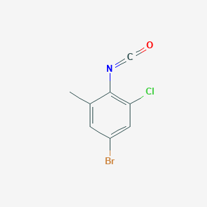 molecular formula C8H5BrClNO B1272471 4-Bromo-2-chloro-6-methylphenyl isocyanate CAS No. 77159-77-4