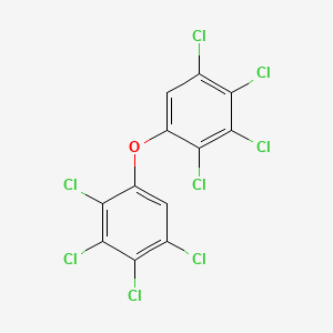 molecular formula C12H2Cl8O B12724774 2,2',3,3',4,4',5,5'-Octachlorodiphenyl ether CAS No. 57379-40-5