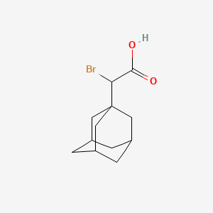 molecular formula C12H17BrO2 B1272478 2-(Adamantan-1-yl)-2-bromoacetic acid CAS No. 59768-70-6