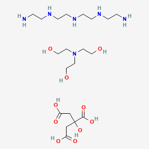 molecular formula C20H46N6O10 B12724822 Einecs 283-355-6 CAS No. 84604-72-8