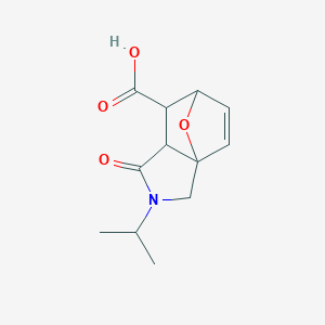1-Oxo-2-(propan-2-yl)-1,2,3,6,7,7a-hexahydro-3a,6-epoxyisoindole-7-carboxylic acid