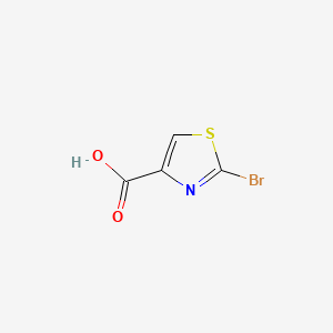 molecular formula C4H2BrNO2S B1272501 2-Bromo-4-thiazolecarboxylic acid CAS No. 5198-88-9