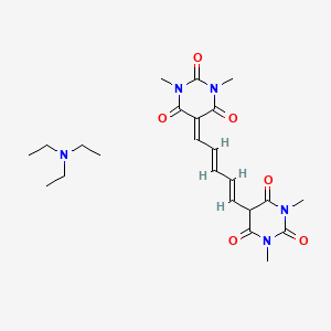 molecular formula C23H33N5O6 B12725017 Einecs 279-002-0 CAS No. 78902-43-9