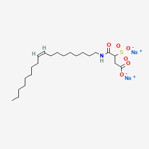 molecular formula C22H39NNa2O6S B12725028 Disodium (Z)-4-(9-octadecenylamino)-4-oxo-3-sulphonatobutyrate CAS No. 59219-57-7
