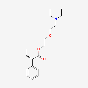 molecular formula C18H29NO3 B12725180 Butamirate, (S)- CAS No. 133961-94-1