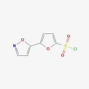 5-(1,2-oxazol-5-yl)furan-2-sulfonyl Chloride