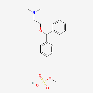molecular formula C18H25NO5S B12725432 Diphenhydramine metilsulfate CAS No. 71720-61-1