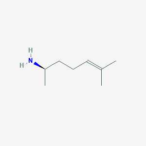 molecular formula C8H17N B12725617 (2R)-6-Methyl-5-hepten-2-amine CAS No. 1138544-97-4