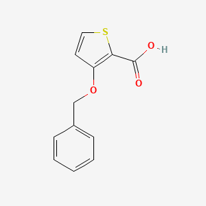 molecular formula C12H10O3S B1272563 3-(苯甲氧基)-2-噻吩甲酸 CAS No. 186588-88-5