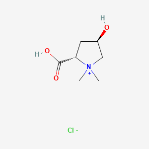 molecular formula C7H14ClNO3 B12725700 Betonicine hydrochloride CAS No. 101198-81-6