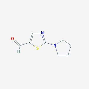 2-Pyrrolidin-1-yl-1,3-thiazole-5-carbaldehyde
