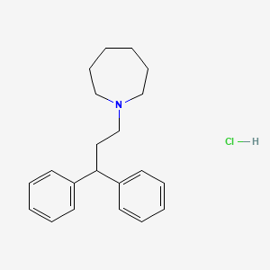 molecular formula C21H28ClN B12725827 Prozapine hydrochloride CAS No. 13657-24-4