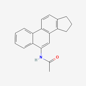molecular formula C19H17NO B12725861 N-(16,17-Dihydro-15H-cyclopenta(a)phenanthren-6-yl)acetamide CAS No. 2960-73-8