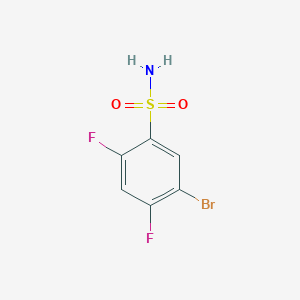 molecular formula C6H4BrF2NO2S B1272606 5-Bromo-2,4-difluorobenzenesulfonamide CAS No. 287172-65-0