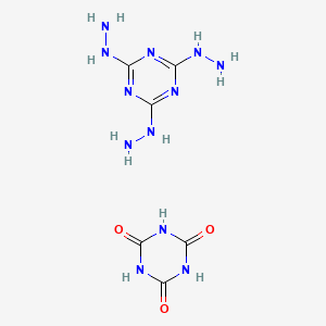 molecular formula C6H12N12O3 B12726078 Einecs 284-604-1 CAS No. 84946-02-1
