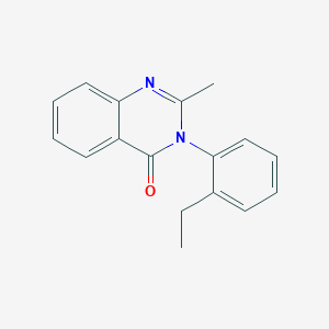 molecular formula C17H16N2O B127262 Etaqualone CAS No. 97979-65-2