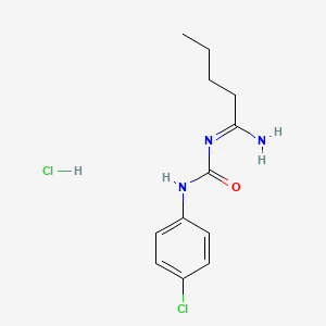 molecular formula C12H17Cl2N3O B12726292 Carbantel hydrochloride CAS No. 25082-83-1