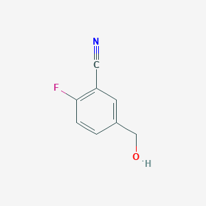 molecular formula C8H6FNO B1272633 2-Fluoro-5-(hydroxymethyl)benzonitrile CAS No. 227609-85-0