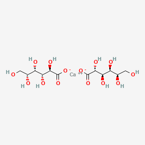 molecular formula C12H22CaO14 B12726349 Calcium gulonate, D- CAS No. 6027-86-7