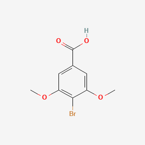 molecular formula C9H9BrO4 B1272642 4-溴-3,5-二甲氧基苯甲酸 CAS No. 56518-42-4